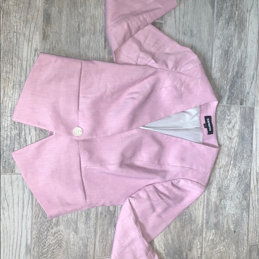Express Lavender One button blazer size 00